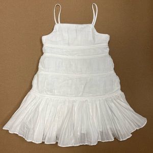 BANANA REPUBLIC Little Girls JACQUI TIERED White Dress Size 3 Years.